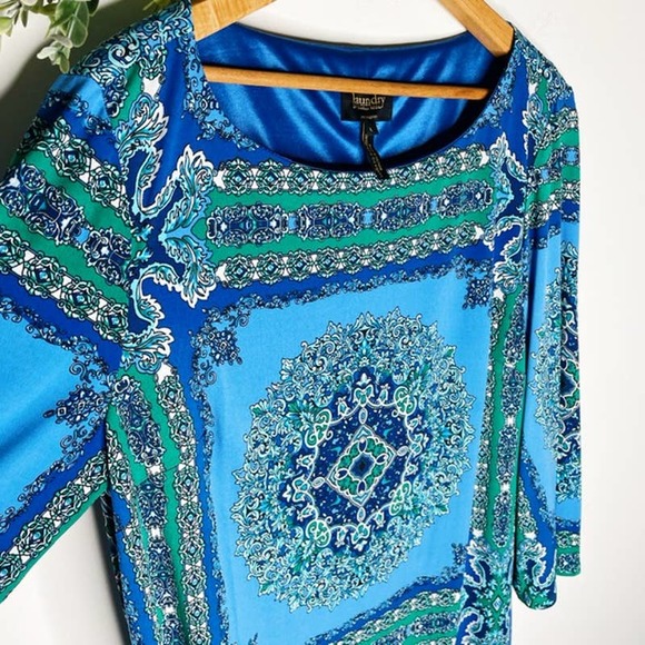 LAUNDRY by Shelli Segal Paisley Mini Dress - Picture 4 of 10